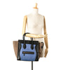 Celine Mini Tricolor Nubuck and Smooth Calfskin Luggage Tote Secondhand