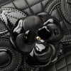 Chanel Choco Bar Calfskin No. 5 Camellia CC Shoulder Bag Secondhand