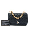 Chanel CC Quilted Lambskin Pearl Wallet on Chain Secondhand
