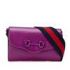 Gucci Mini Leather Horsebit 1955 Web Crossbody Secondhand