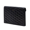 Saint Laurent Quilted Lambskin Envelope Pouch Secondhand