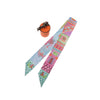 Hermès Super Quest Silk Twilly Scarf Secondhand