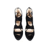Secondhand Prada Suede Cut Out Open-toe Heels - '10s