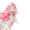 Secondhand Roberto Cavalli Ruffle Sleeve Floral Dress - '00s