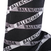 Secondhand Balenciaga Monogram Logo-Print Stretch Sock Boots