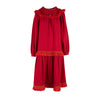 Secondhand Yves Saint Laurent Vintage Smock dress with Fringe - '70s
