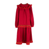 Secondhand Yves Saint Laurent Vintage Smock dress with Fringe - '70s
