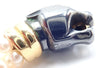 Cartier Panther Panthere Yellow Gold & Silverium Emerald Pearl Bracelet Secondhand
