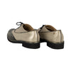 Secondhand Chanel Two-tone Shimmer Lace-up Oxford Shoes - '10s