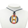 Hermès Buffalo Horn H Equipe Pendant Necklace Secondhand