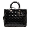 Dior Large Patent Cannage Lady Dior Secondhand