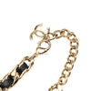 Chanel Lambskin and Gold Plated Enamel CC Square Choker Necklace Secondhand