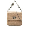 Miu Miu Matelasse Nappa Crystal Chain Satchel Secondhand