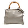 Gucci Small Calfskin Bamboo Shopper Satchel Secondhand