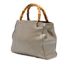 Gucci Small Calfskin Bamboo Shopper Satchel Secondhand