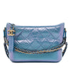 Chanel Small Quilted Iridescent Aged Calfskin Gabrielle Hobo Secondhand