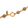 Chanel Gold Plated Bead Strand Necklace Secondhand