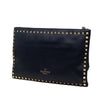 Valentino Leather Rockstud Clutch Secondhand