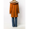 A.N.G.E.L.O. Vintage Cult Orange Brown Suede Coat - '80s Second hand