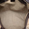 Gucci GG Canvas and Crocodile Embossed Calfskin Secret Satchel Secondhand
