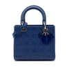 Dior Medium Ultra Matte Calfskin Embossed Cannage Lady Dior Secondhand