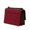 Secondhand Saint Laurent Small Metallic Striped Canvas Monogram Sunset Crossbody
