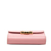 Celine Shiny Calfskin Triomphe Flap Small Wallet Secondhand