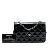 Chanel CC Quilted Patent Wallet On Chain Secondhand