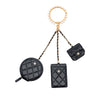 Secondhand Chanel Quilted Lambskin Pearl Crown CC Wristlet Multi Pouches