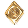 Chanel Gold Plated Coco Mark Diamond Brooch Secondhand