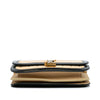 Secondhand Saint Laurent Medium Quilted Suede Monogram Solferino Crossbody