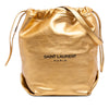 Saint Laurent Small Metallic Lambskin Teddy Bucket Bag Secondhand