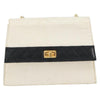 Chanel Vintage Trapezoid CC Flap Bag Leather