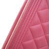 Chanel Quilted Lambskin Boy Double Zip Wallet On Chain Secondhand