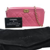 Chanel Quilted Lambskin Boy Double Zip Wallet On Chain Secondhand