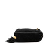 Chanel CC Quilted Suede Diamon Tassel Bag Secondhand