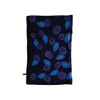 Secondhand Versace Blue and Violet Silk Flower Pattern Scarf - '10s