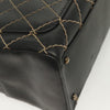 Chanel Surpique Boston Bag Quilted Leather