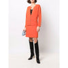 Secondhand Chanel Orange Cashmere Miniskirt - '80s
