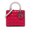 Dior Medium Bicolor Lambskin Cannage Lady Dior Secondhand