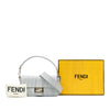 Fendi Striped Jersey Baguette Satchel Secondhand