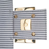 Fendi Striped Jersey Baguette Satchel Secondhand