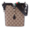 Gucci Mini GG Canvas Web Bucket Bag Secondhand