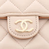 Chanel CC Quilted Lambskin Top Handle Phone Holder with Chain Secondhand