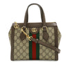 Gucci Small GG Supreme Web Ophidia Satchel Secondhand