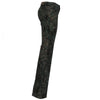 Roberto Cavalli Black and Gold Stretch Trousers - 2000s Second hand