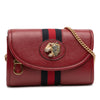 Gucci Mini Calfskin Rajah Web Chain Crossbody Secondhand