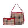 Secondhand Burberry Small Haymarket Check Coated Canvas Canterbury Tote