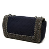 Chanel Small Quilted Jersey and Tweed Chain Flap Secondhand