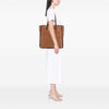 Prada Woven Goatskin Madras Tote Secondhand
